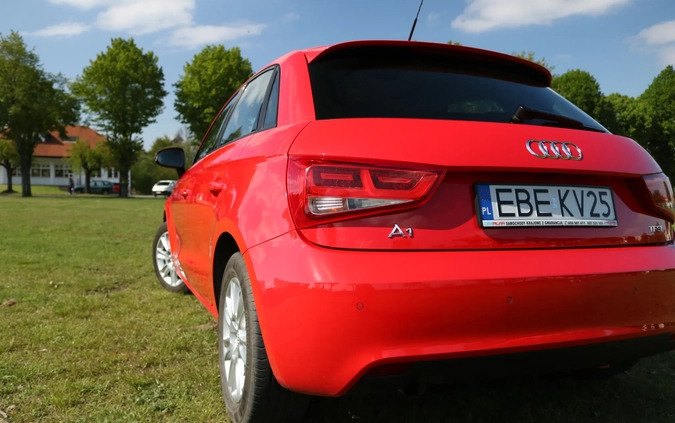 Audi A1 cena 41900 przebieg: 63677, rok produkcji 2012 z Głowno małe 667